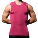 Andrew Christian Sensual Rib Tank Top - Magenta