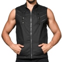 Andrew Christian Special Forces Zipper Vest - Black