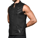 Andrew Christian Special Forces Zipper Vest - Black