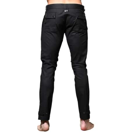 Andrew Christian Special Forces Zipper Pants - Black