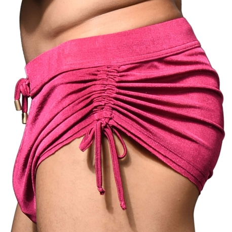 Andrew Christian Short Ajustable Sensual Rib Magenta