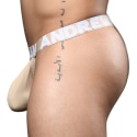 Andrew Christian Almost Naked Essential Rib Thong - Sand