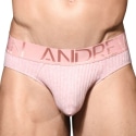 Andrew Christian Almost Naked Essential Rib Briefs - Pink