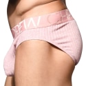 Andrew Christian Almost Naked Essential Rib Briefs - Pink