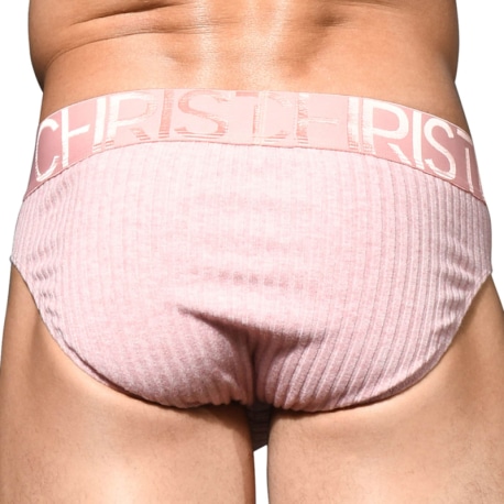 Andrew Christian Slip Almost Naked Essential Rib Rose