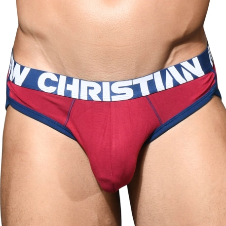 Andrew Christian CoolFlex Modal Briefs with Show-It - Burgundy