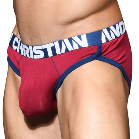 Andrew Christian Slip CoolFlex Modal Show-It Bordeaux