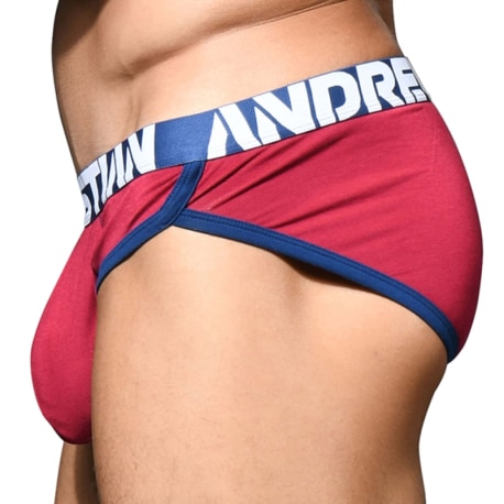 Andrew Christian CoolFlex Modal Briefs with Show-It - Burgundy