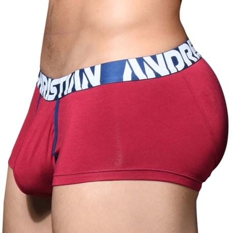 Andrew Christian CoolFlex Modal Trunks with Show-It - Burgundy