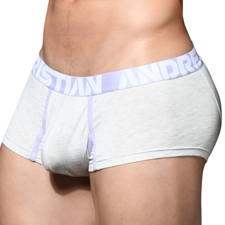 Andrew Christian Boxer CoolFlex Modal Show-It Blanc Chiné