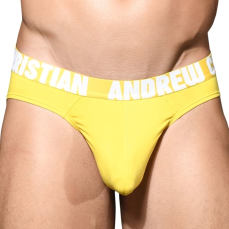 Andrew Christian Slip Almost Naked Eco Collective Jaune