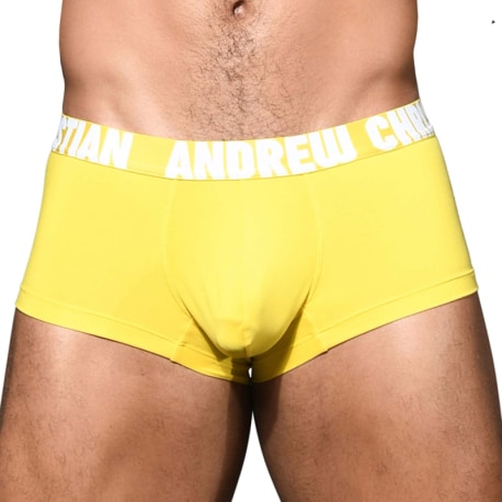 Andrew Christian Boxer Almost Naked Eco Collective Jaune