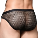 Andrew Christian Almost Naked Seductive Lace Briefs - Black