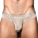 Andrew Christian Almost Naked Sensual Rib Briefs - Bronze