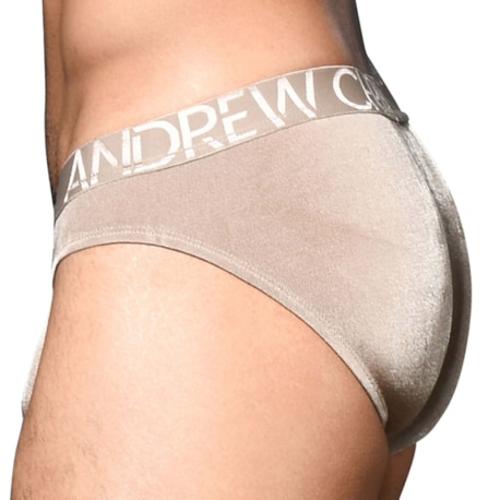 Andrew Christian Almost Naked Sensual Rib Briefs - Bronze