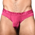 Andrew Christian Almost Naked Sensual Rib Briefs - Magenta