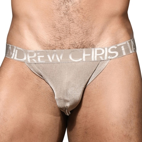 Andrew Christian Almost Naked Sensual Rib Jock - Bronze