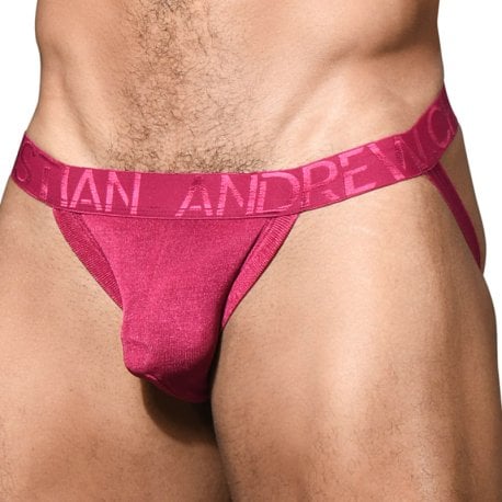 Andrew Christian Jock Strap Almost Naked Sensual Rib Magenta