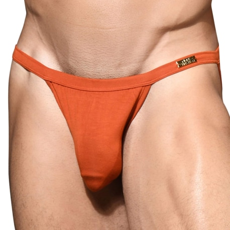 Andrew Christian Slip Tanga Almost Naked "Sex" Bambou Citrouille