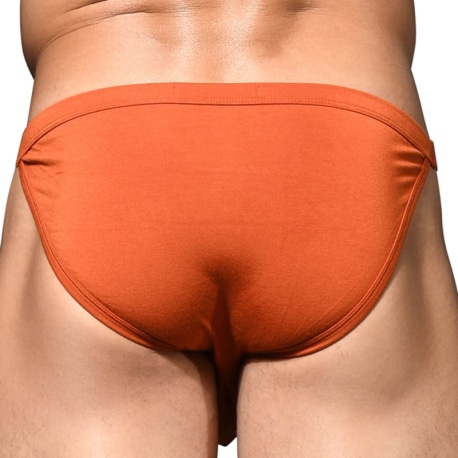 Andrew Christian Almost Naked "Sex" Bamboo Tanga Briefs - Pumpkin