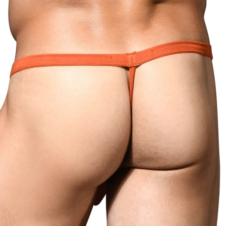 Andrew Christian Almost Naked "Sex" Bamboo Thong - Pumpkin