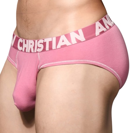 Andrew Christian Almost Naked Hang-Free Briefs - Pink