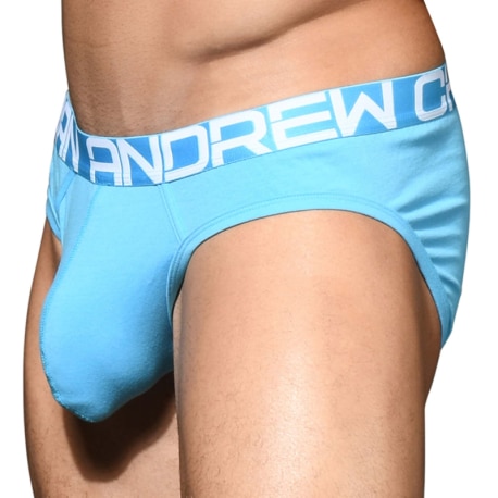 Andrew Christian Slip Bulge C-Ring Bleu Clair