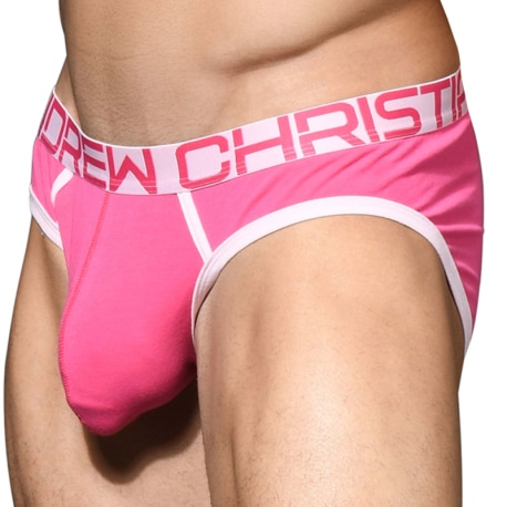 Andrew Christian Bulge C-Ring Briefs - Fuchsia