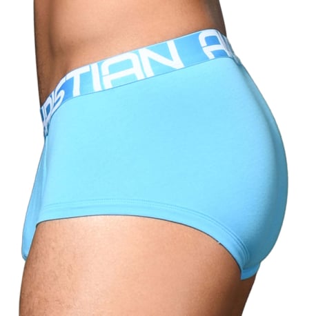 Andrew Christian Boxer Bulge C-Ring Bleu Clair