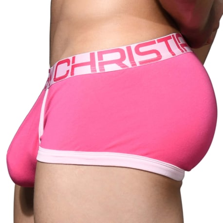 Andrew Christian Bulge C-Ring Trunks - Fuchsia