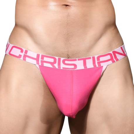 Andrew Christian Bulge C-Ring Jock - Fuchsia