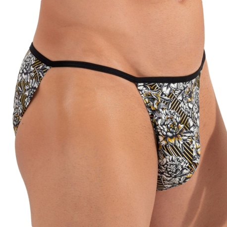 HOM Slip Tanga Funky Styles Blanc