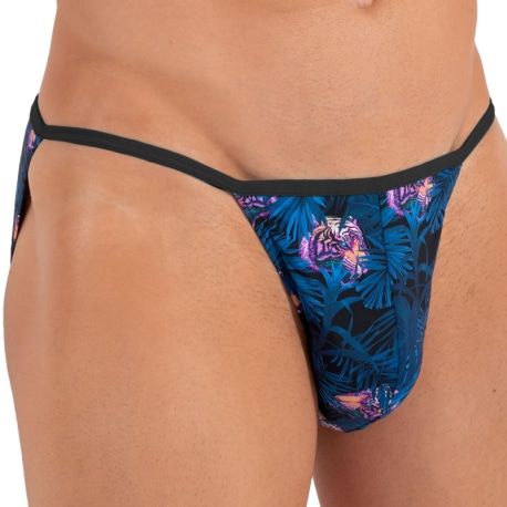 HOM Funky Styles Tanga Briefs - Navy