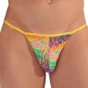 HOM Funky Styles Tanga Briefs - Yellow