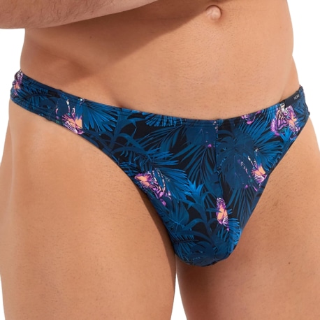 HOM Slip Micro Funky Styles Bleu Marine