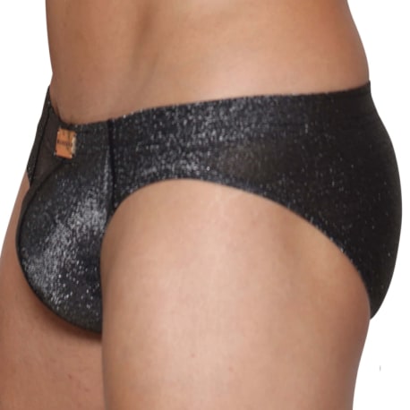 Marcuse Slip Glisten Noir - Argent