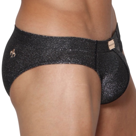 Marcuse Glisten Briefs - Black - Silver