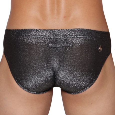 Marcuse Slip Glisten Noir - Argent