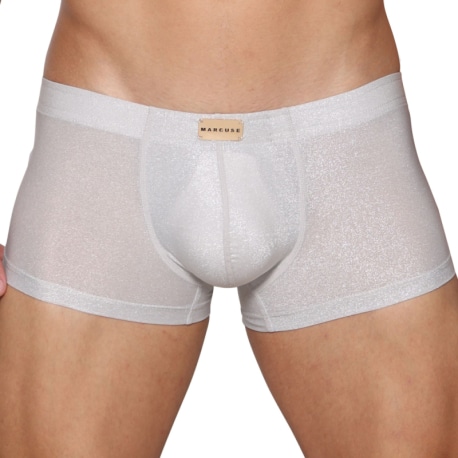 Marcuse Boxer Glisten Blanc - Argent