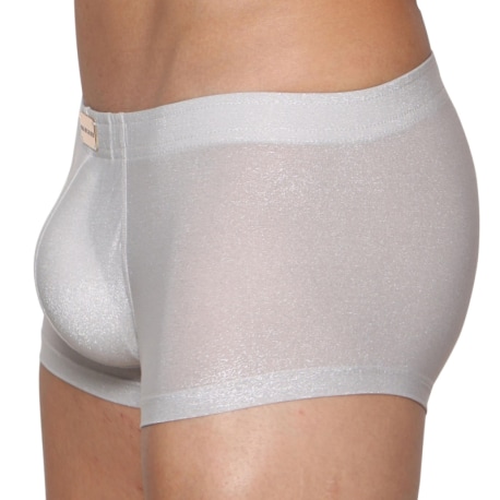 Marcuse Glisten Boxer Briefs - White - Silver