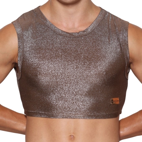 Marcuse Glisten Crop Top - Bronze