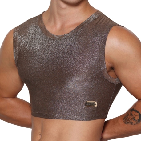 Marcuse Glisten Crop Top - Bronze