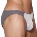 Marcuse Slip Bikini Tahiti Blanc - Gris