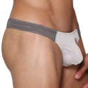 Marcuse String Tahiti Blanc - Gris