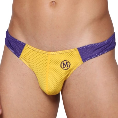 Marcuse Tahiti Thong - Yellow - Purple