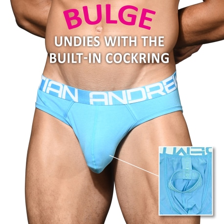 Andrew Christian Bulge C-Ring Briefs - Baby Blue