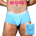 Andrew Christian Boxer Bulge C-Ring Bleu Clair