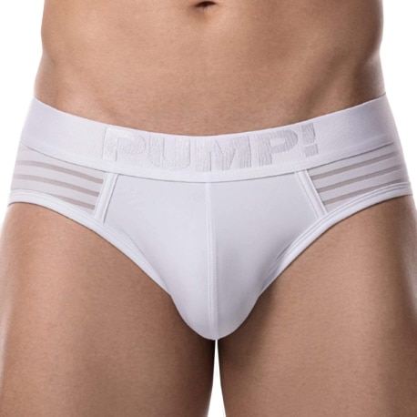 Pump! Whisper Briefs - White