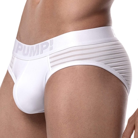 Pump! Whisper Briefs - White