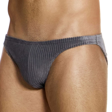 Modus Vivendi Slip Low Cut Corduroy Gris